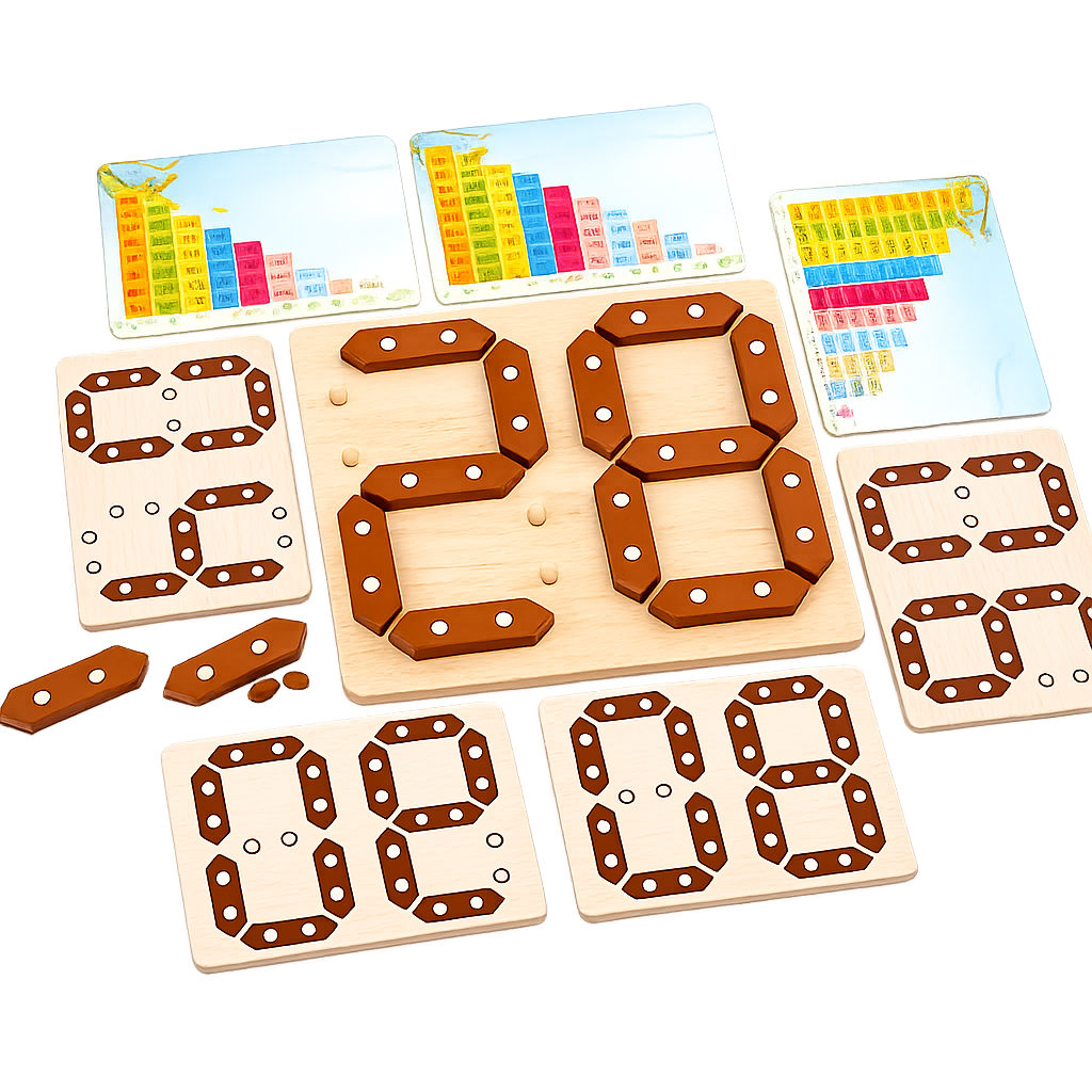 Montessori Math Addition & Subtraction Learning Board