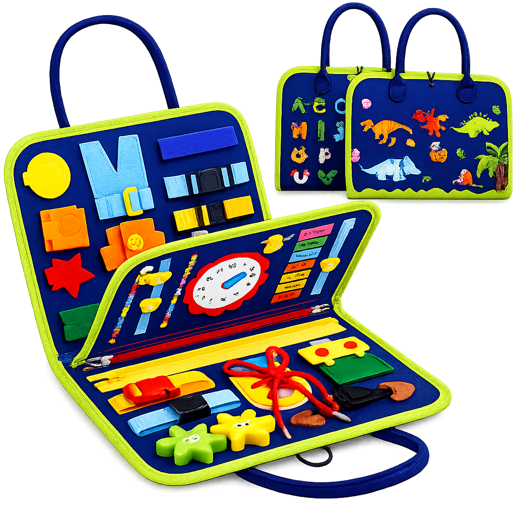 Montessori Busy Board Activity Book
