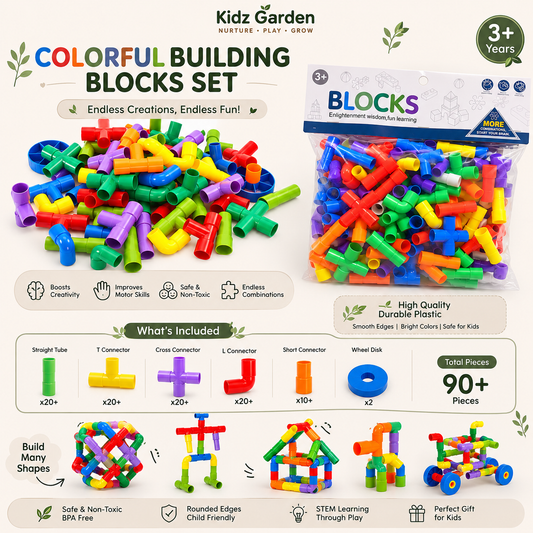 Creative STEM Pipe Construction Building Set For Kidz