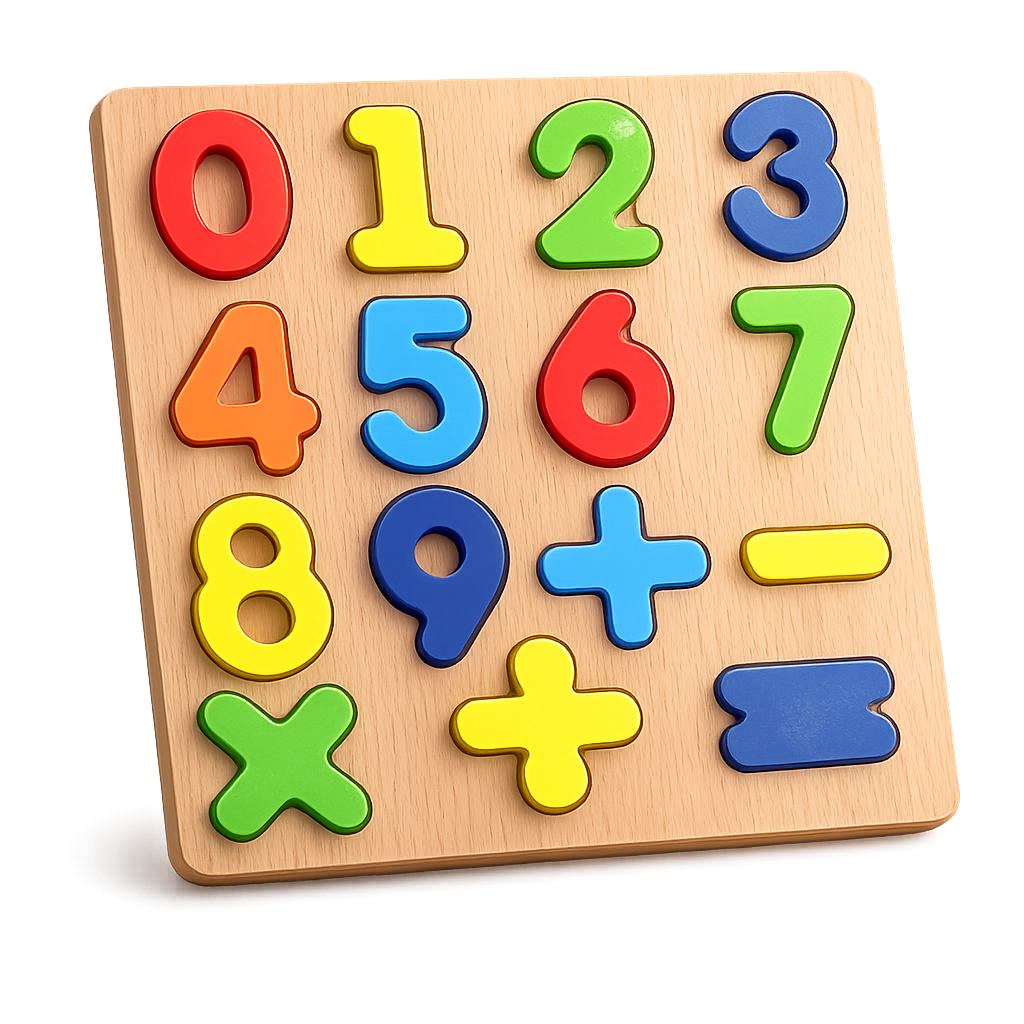 4-in-1 Wooden Learning Puzzle Board Set For Kidz