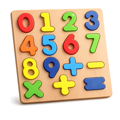 4-in-1 Wooden Learning Puzzle Board Set For Kidz