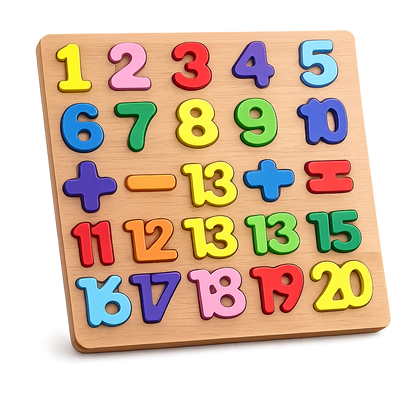 4-in-1 Wooden Learning Puzzle Board Set For Kidz