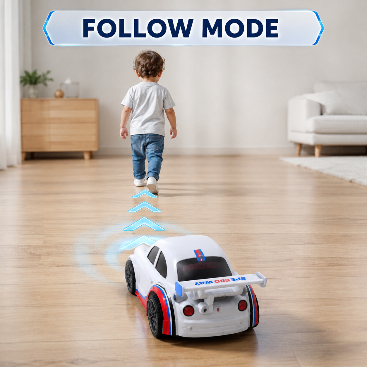 Mini RC Drift Racing Car – Remote Control, Follow & Escape Mode