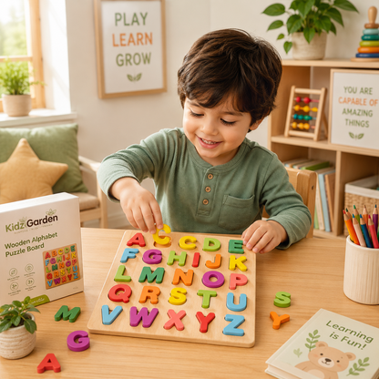 Alphabet Learning Puzzle Board