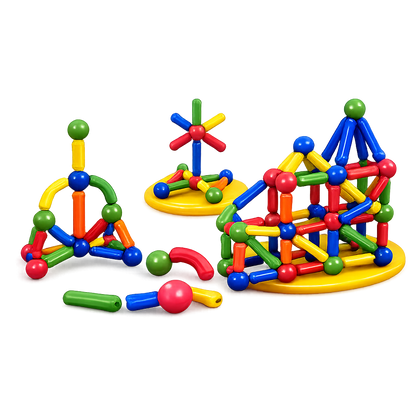 Magnetic Building Blocks – Creative STEM Learning Toy for Kids