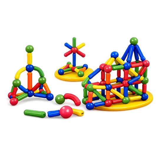 Magnetic Building Blocks – Creative STEM Learning Toy for Kids