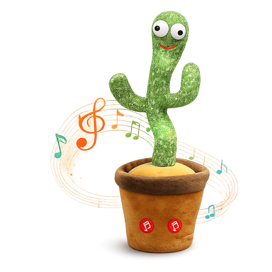 Dancing Cactus Toy with Music & Mimic Voice for Kids