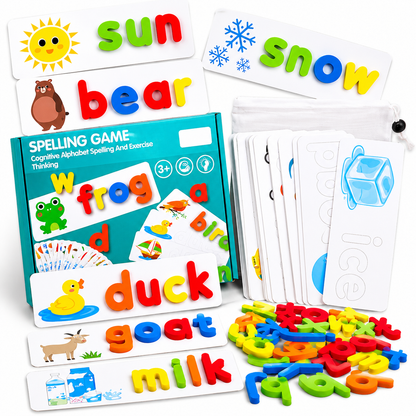 Montessori Spelling & Word Learning Game Learning Toy for Kids