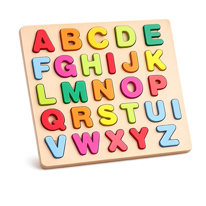 Alphabet Learning Puzzle Board