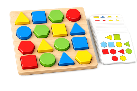 Montessori Shape Matching Puzzle Board