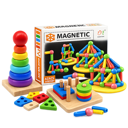 Creative STEM Explorer Bundle 3-in-1 Montessori Educational Toy Set