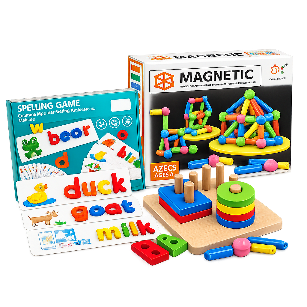 Ultimate Early Learning Adventure Bundle – 3-in-1 Educational Toy Set