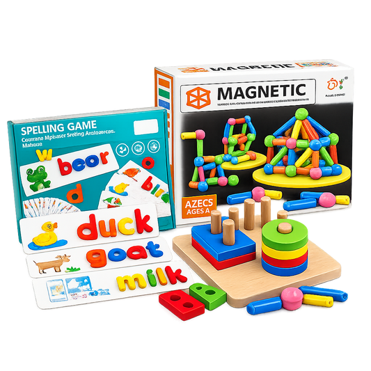 Ultimate Early Learning Adventure Bundle – 3-in-1 Educational Toy Set