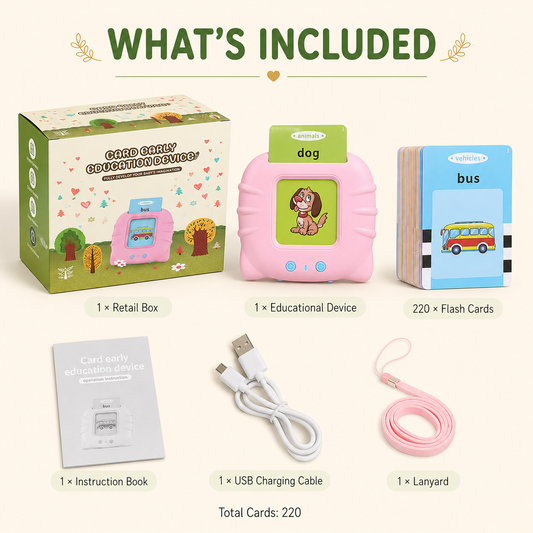 Learning 220 Talking Flash Cards Educational Toy
