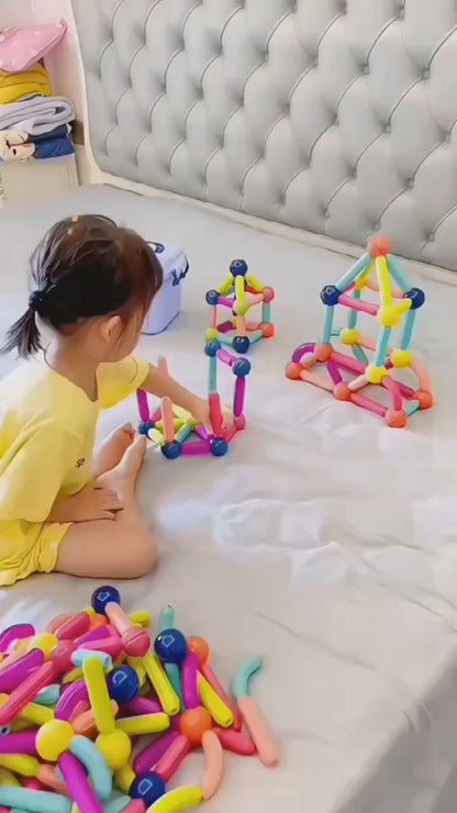 Magnetic Construction Creative Building Set For Kidz