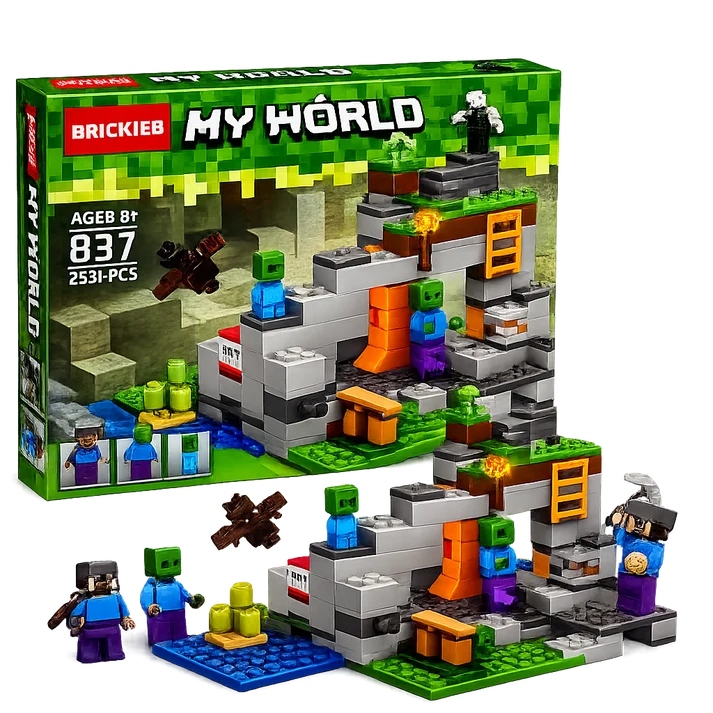 278PCS Ice House Building Blocks Set – Arctic Cabin Construction Toy